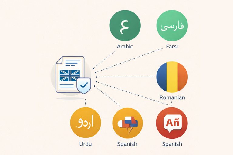 Most Requested Languages for Certified Translation UK